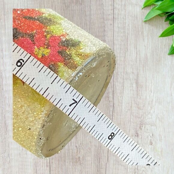 Frostee Light Sugar Candle Poinsettia Warner Press In Box - Picture 6 of 8